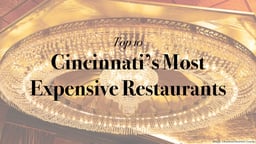 Jeff Ruby Culinary Entertainment Dominates Courier List Of Most Expensive Cincinnati-area Restaurants
