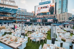 See How This Ballpark-Hosted Gala Was a Hit in the Outfield—Literally