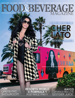 Food & Beverage Magazine - November Issue 2023 Celeb Cover