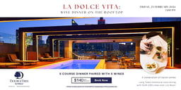La Dolce Vita: Wine Dinner on the Rooftop