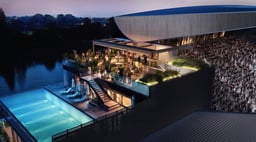 Fulham Unveil Designs For Long-awaited New Riverside Stand With Swimming Pool And Two Michelin Star Restaurants