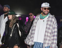 Taylor Swift and Travis Kelce Attend Neon Carnival, the Invite-only Coachella After Party