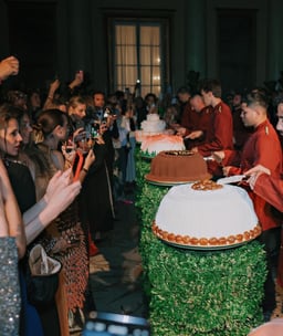 Laila Gohar Takes The Cake(s) At Valentino's Decadent Milan Bash