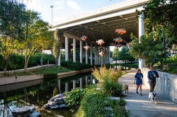 This Section of the San Antonio River Walk Winds Past Some of the City's Most Exciting Restaurants, Shops, and Hotels 