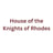 House of the Knights of Rhodes's avatar