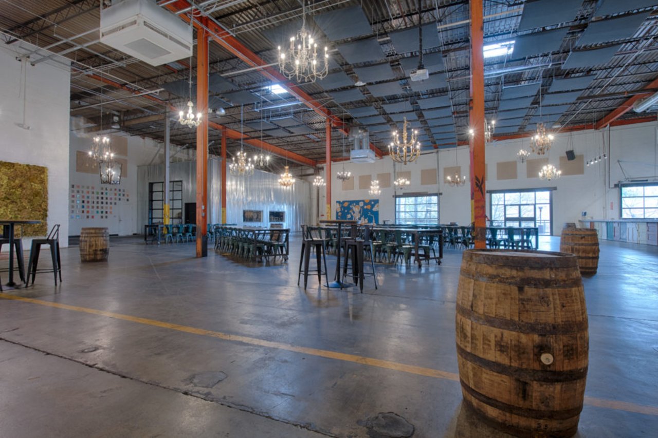 Monday Night Brewing - Garage - Chandelier Room - Event Space in Atlanta, GA  | The Vendry