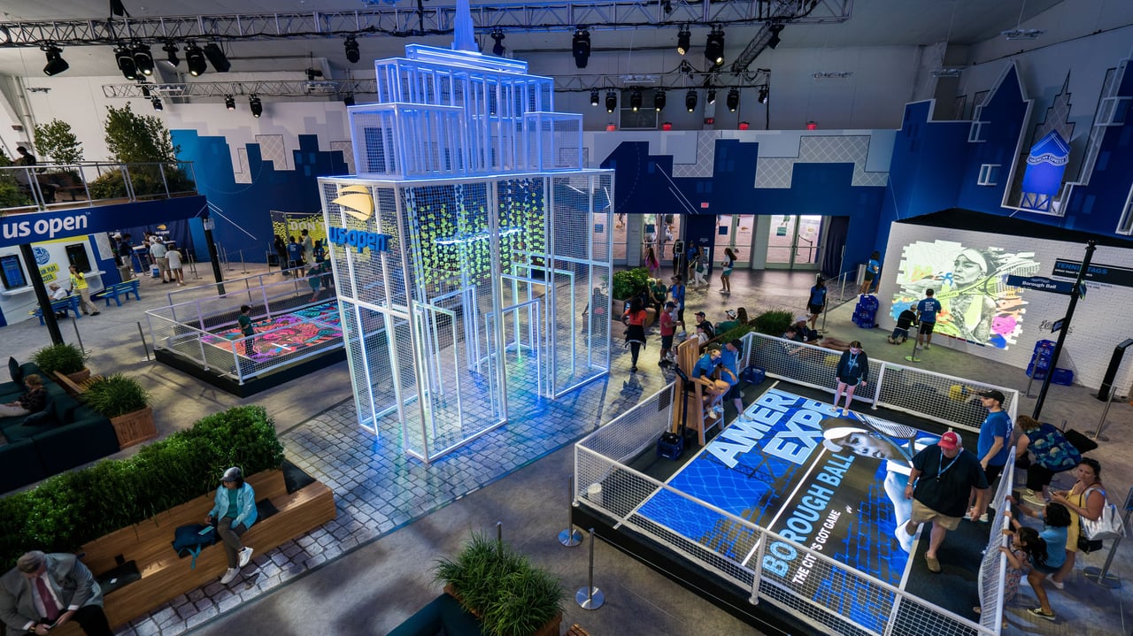AMEX US OPEN Fan Experience Experiential Activation in New York, NY