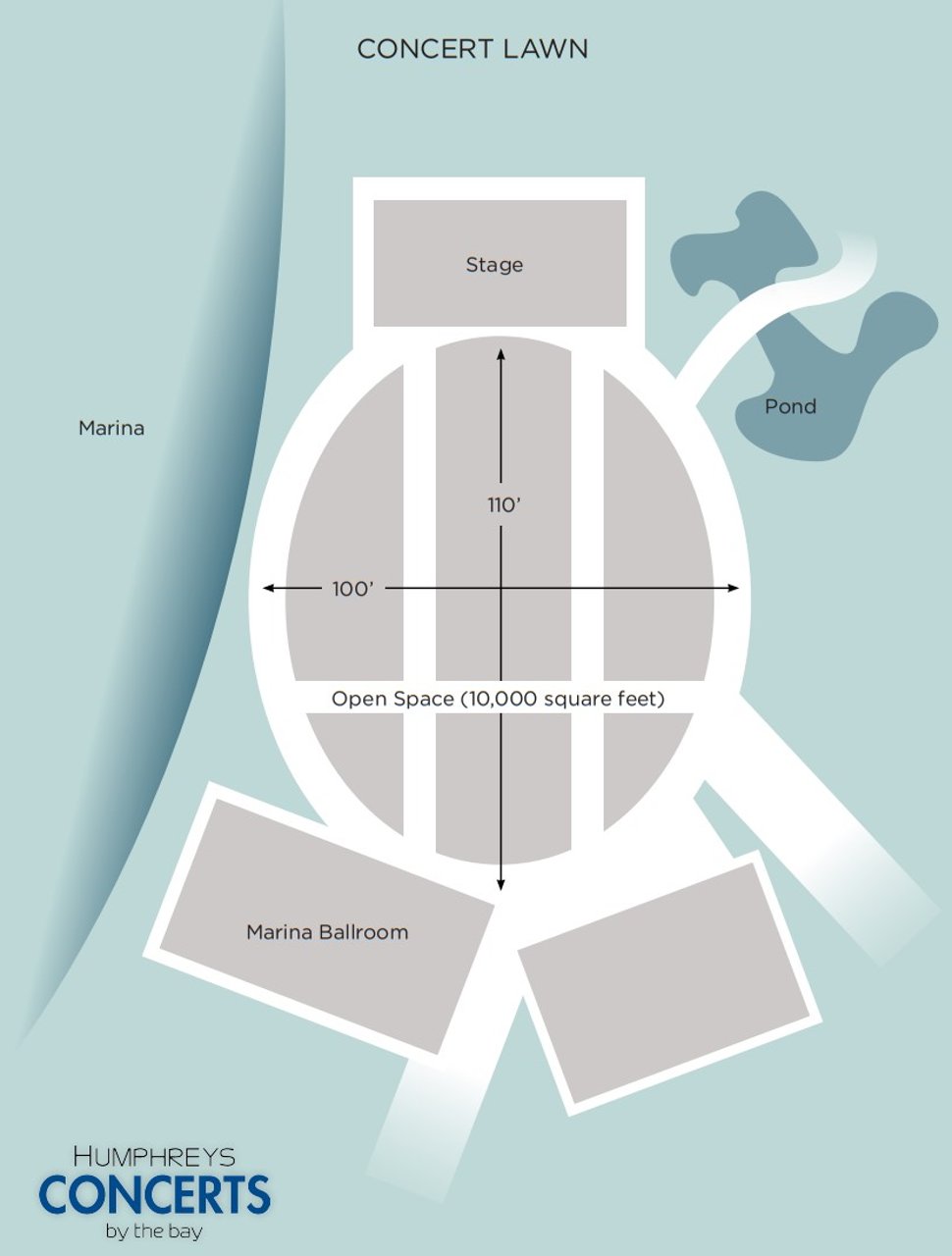 Humphreys Seating Chart With Seat Numbers