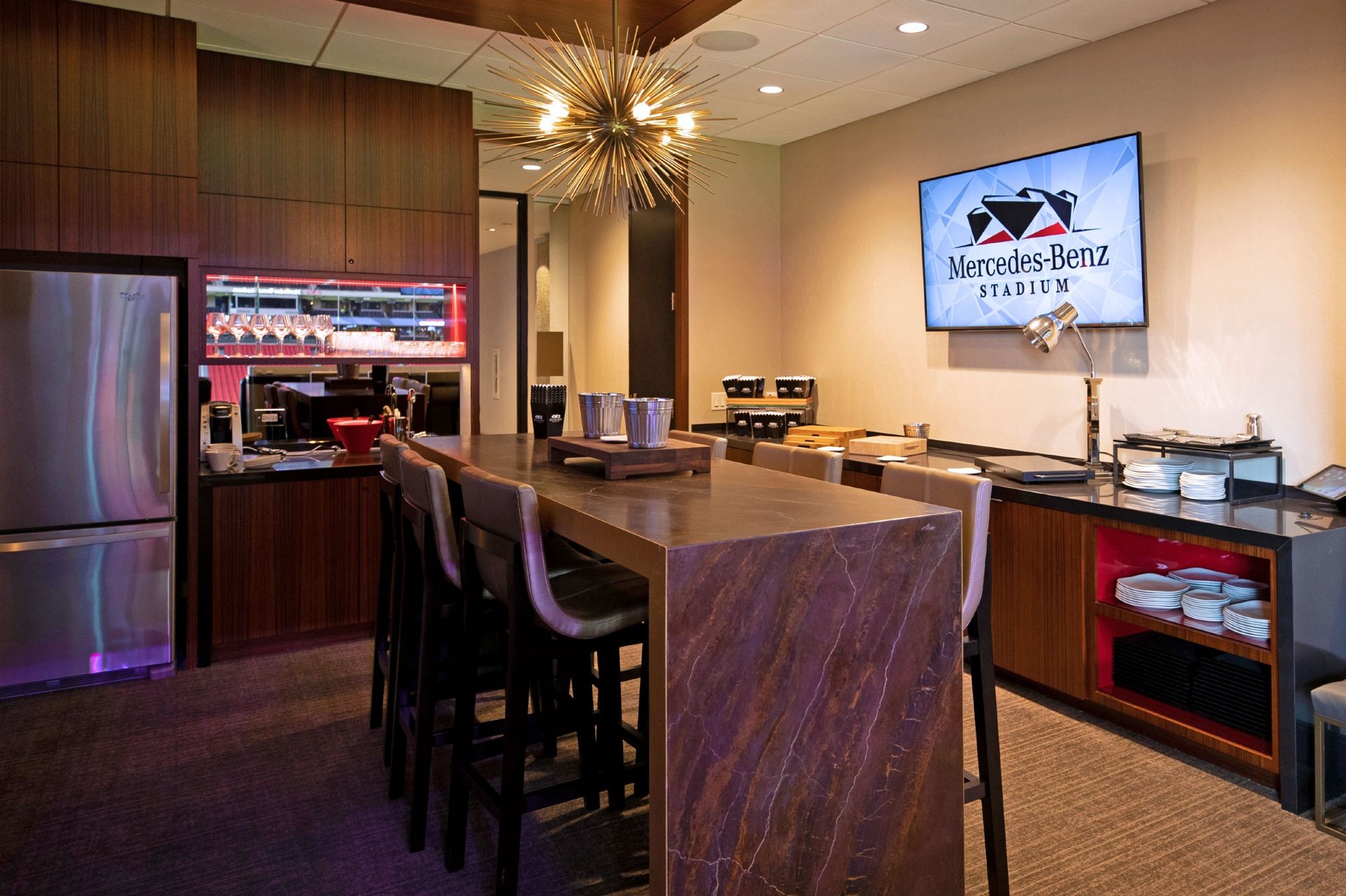 Harrah's Cherokee Club at Mercedes-Benz Stadium 