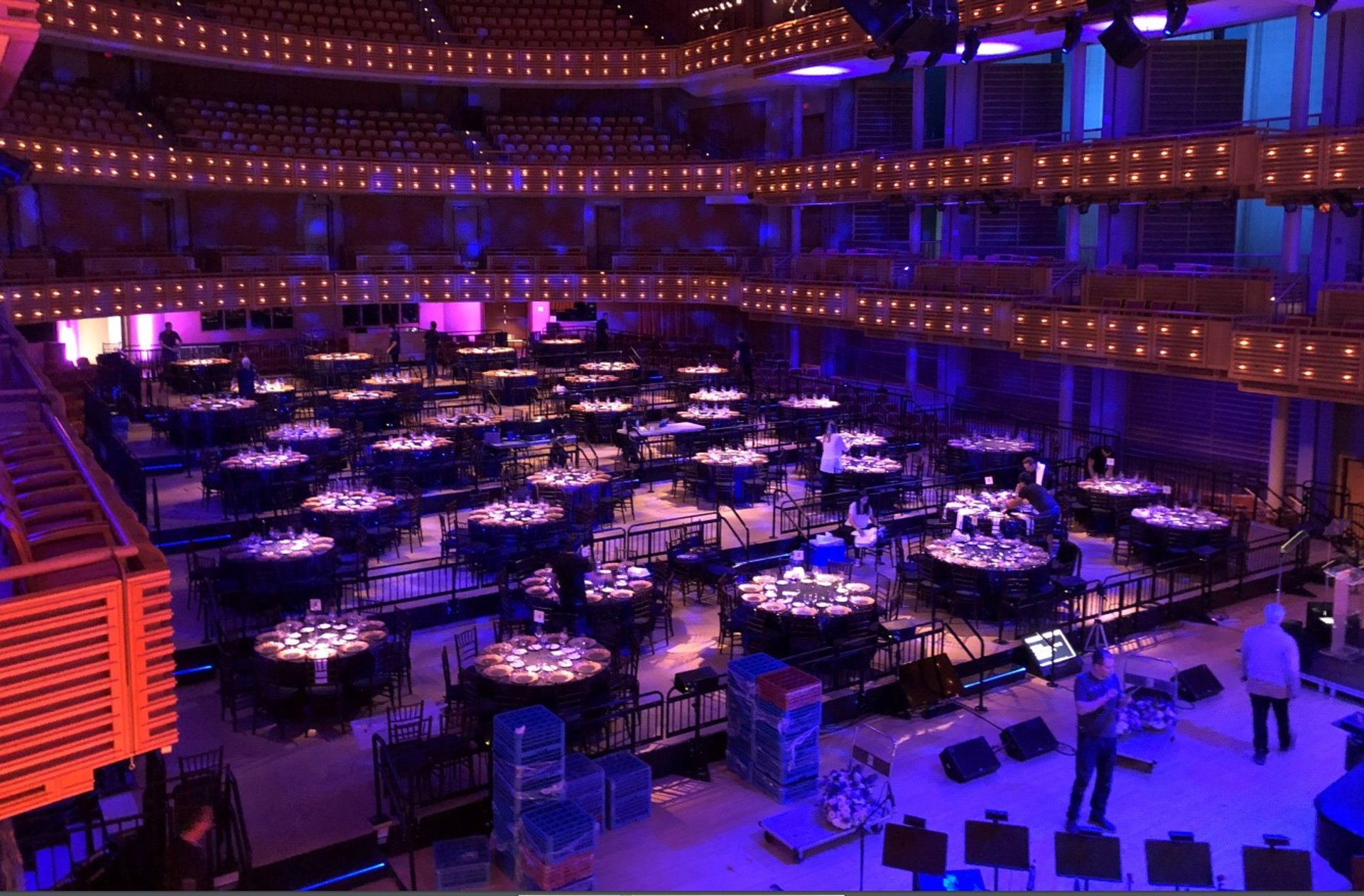 Knight Concert Hall with Festival Floor at Adrienne Arsht Center ...