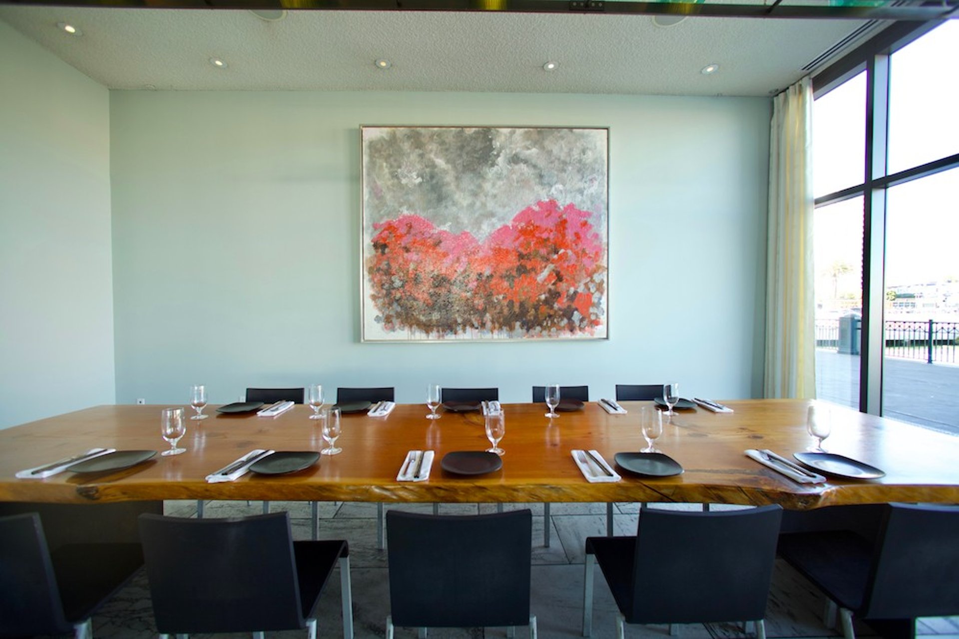slanted door private dining room