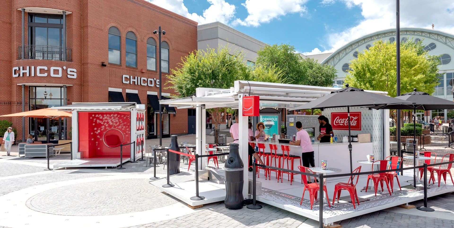 Coca-Cola PopUp Bar & Bubble Photo Booth - Experiential Activation in