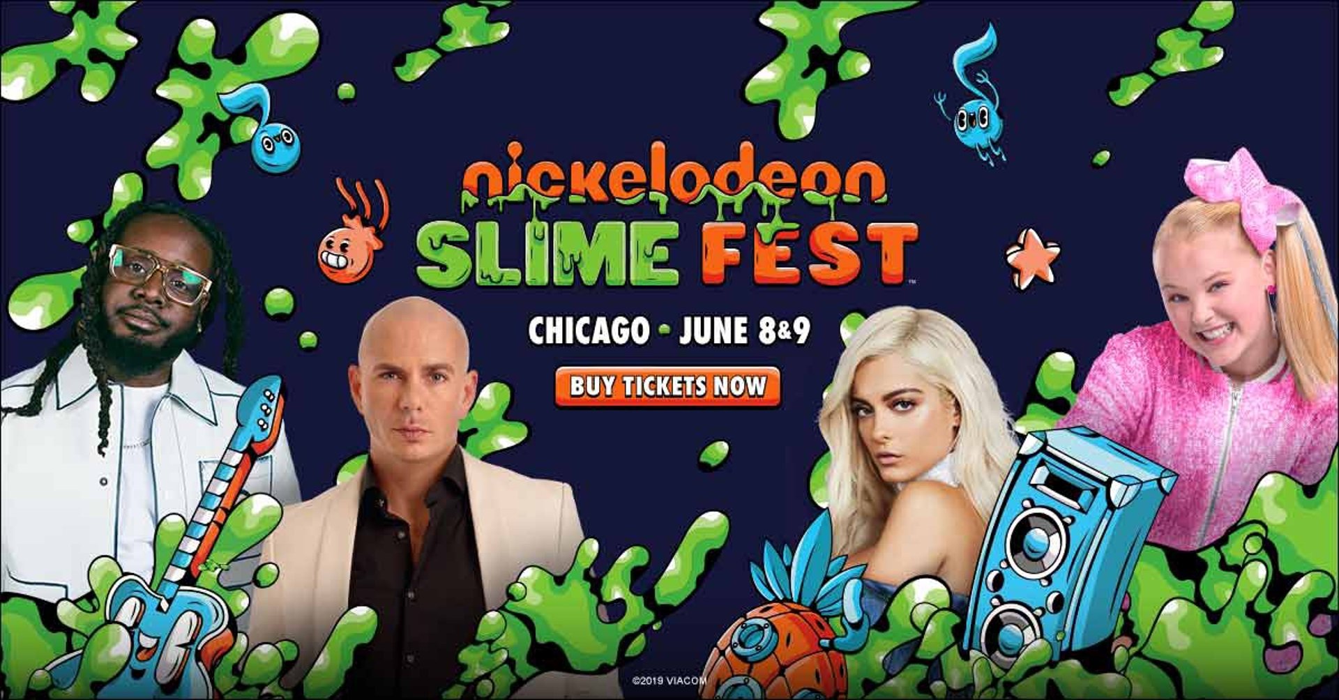 Nickelodeon SlimeFest Festival in Chicago, IL The Vendry