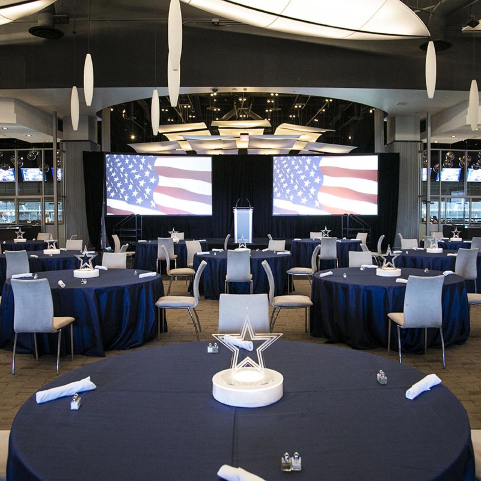 Main Level Club at AT&T Stadium Stadium in in Arlington, TX The Vendry