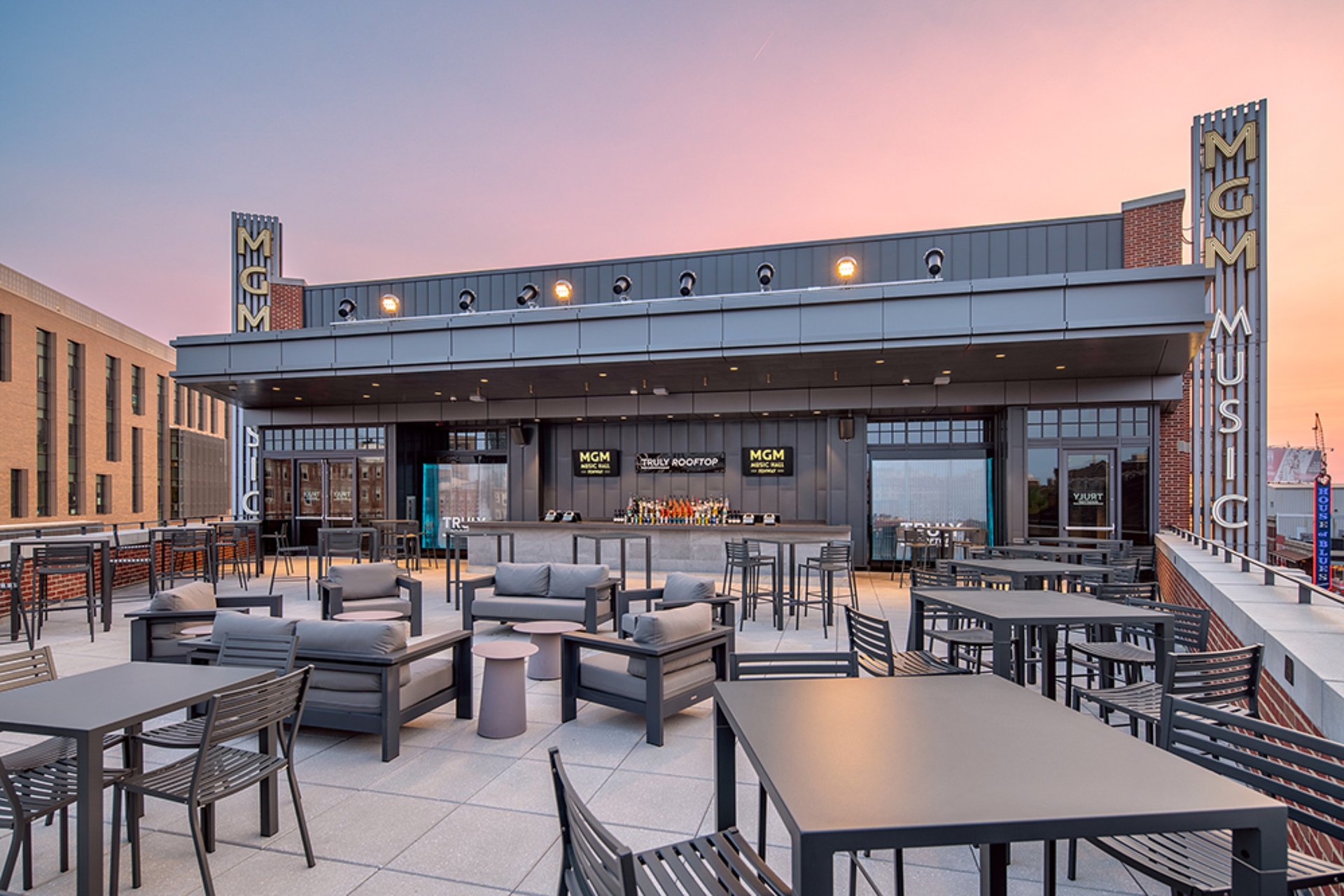 Roof Terrace At Mgm Music Hall At Fenway Event Space In In Boston Ma The Vendry