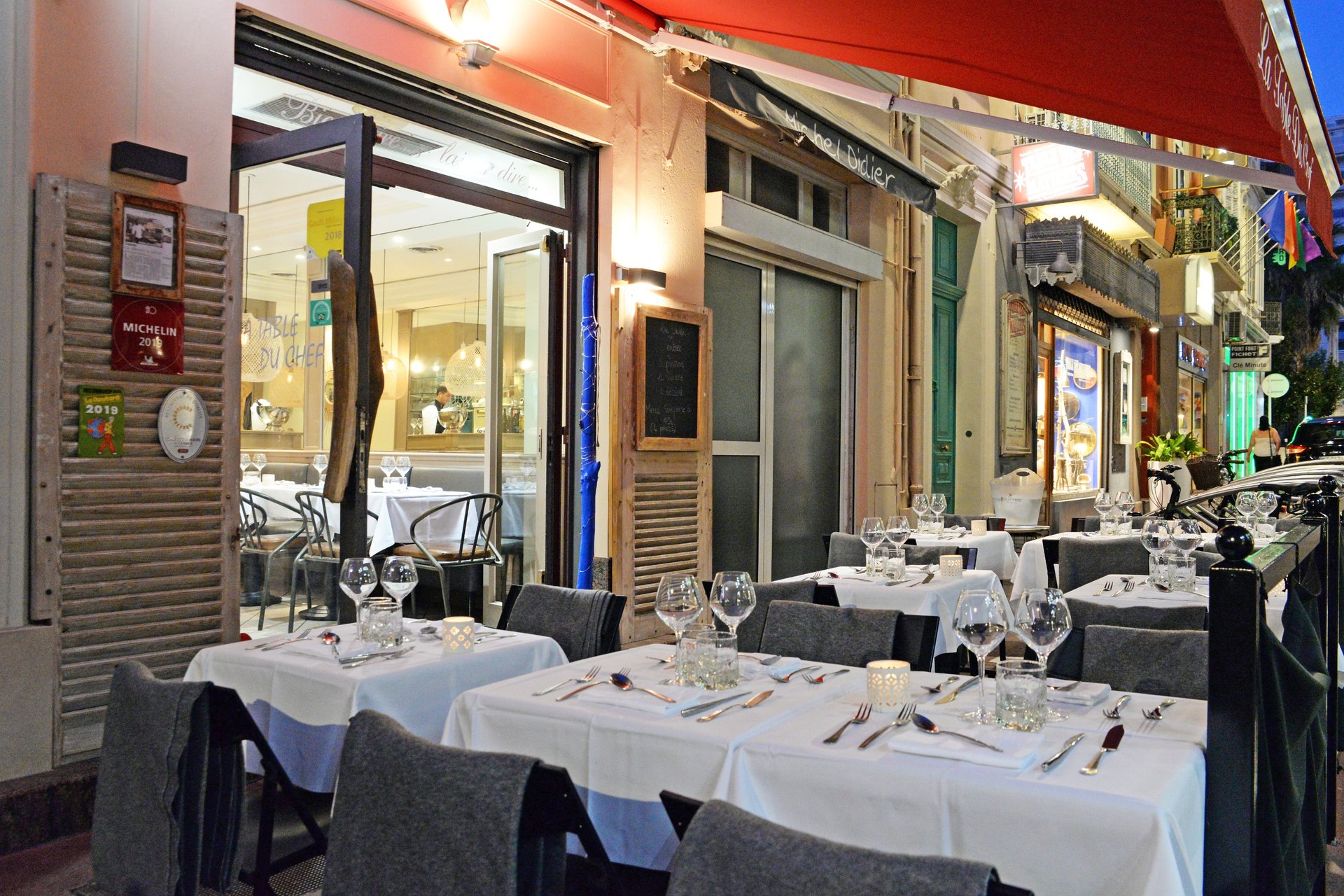 Outdoor at La Table du Chef - in Cannes, France