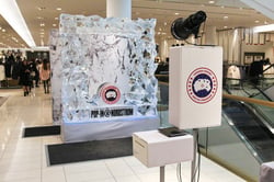 Canada Goose Ice Booth