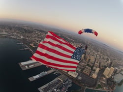 USS Midway Skydiving Show