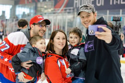 Hockey Fights Cancer with Capitals