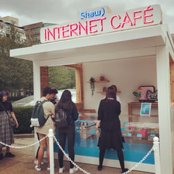 Shaw Internet Café Pop-Up