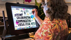 Real-time Virtual Visual Notes 