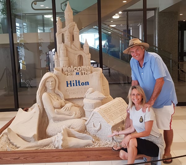 Hilton Clearwater Welcome Sculpture