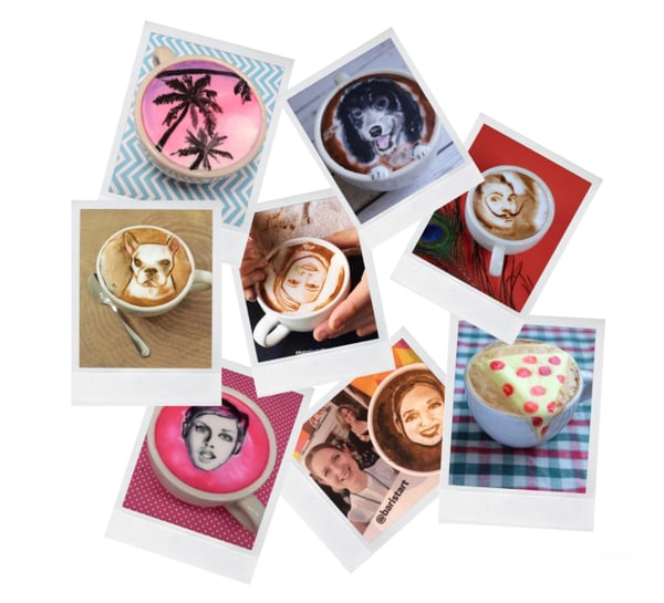 Virtual Latte Art Portraits service