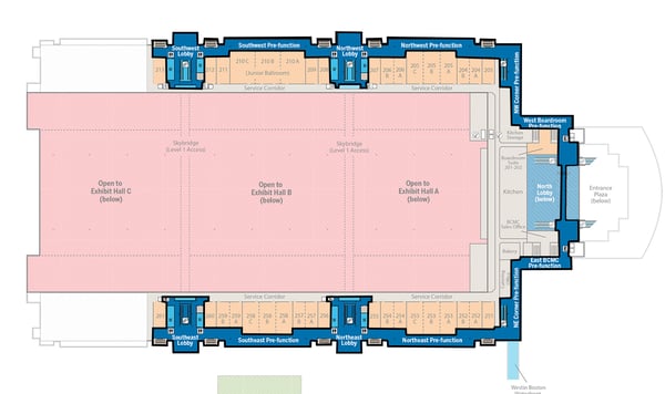Boston Convention & Exhibition Center floor plan