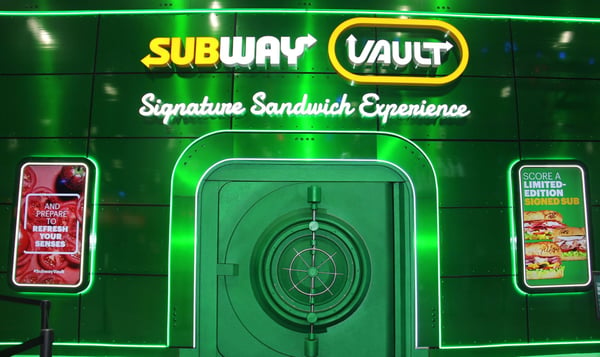 Subway at the Super Bowl Experience