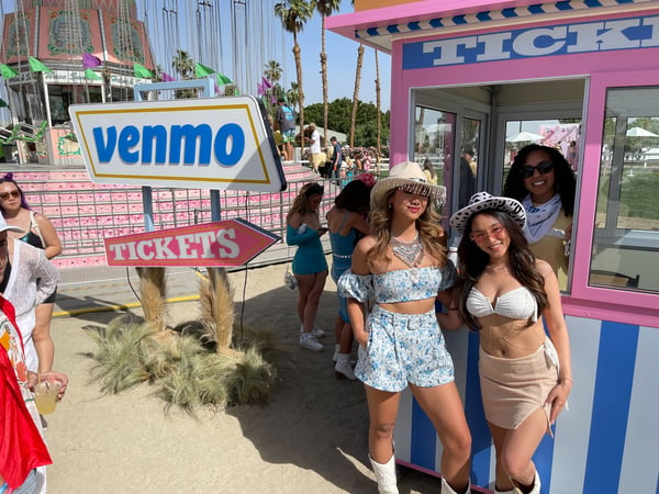 Venmo at Revolve Fest / Coachella