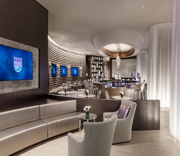 Lexus Lounge at Golden 1 Center in Sacramento, CA