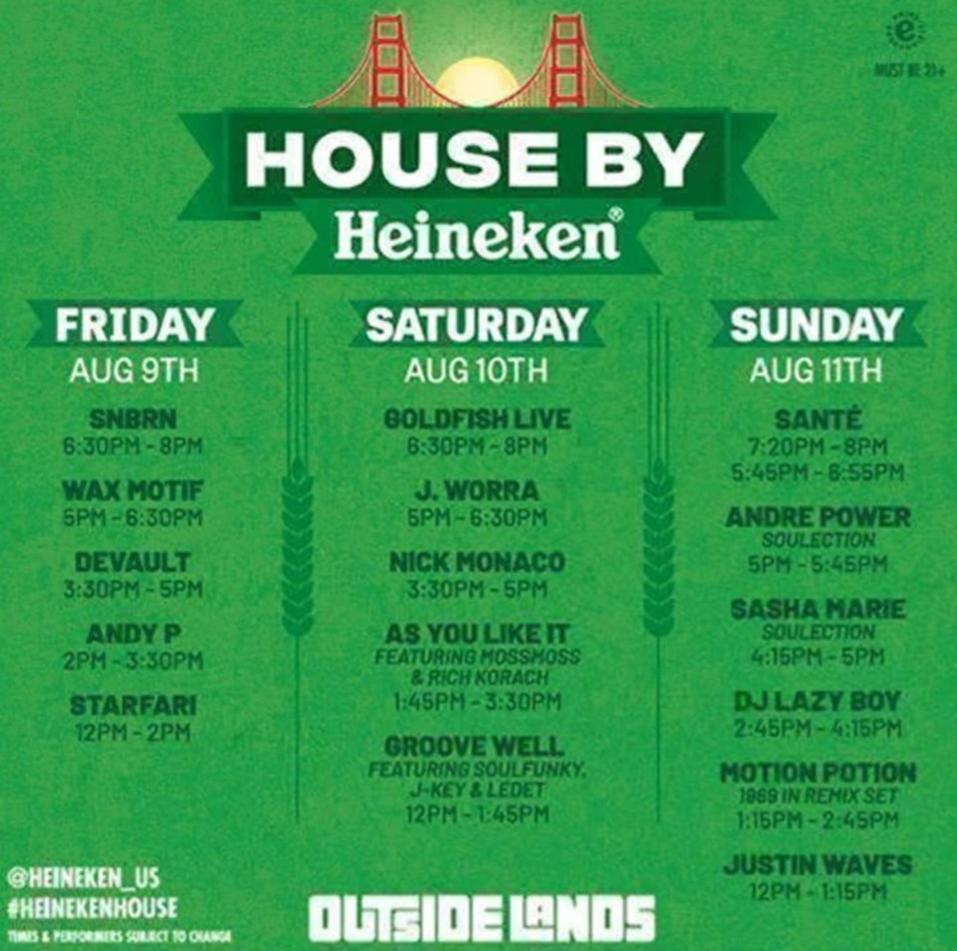 Heineken House (Outside Lands)