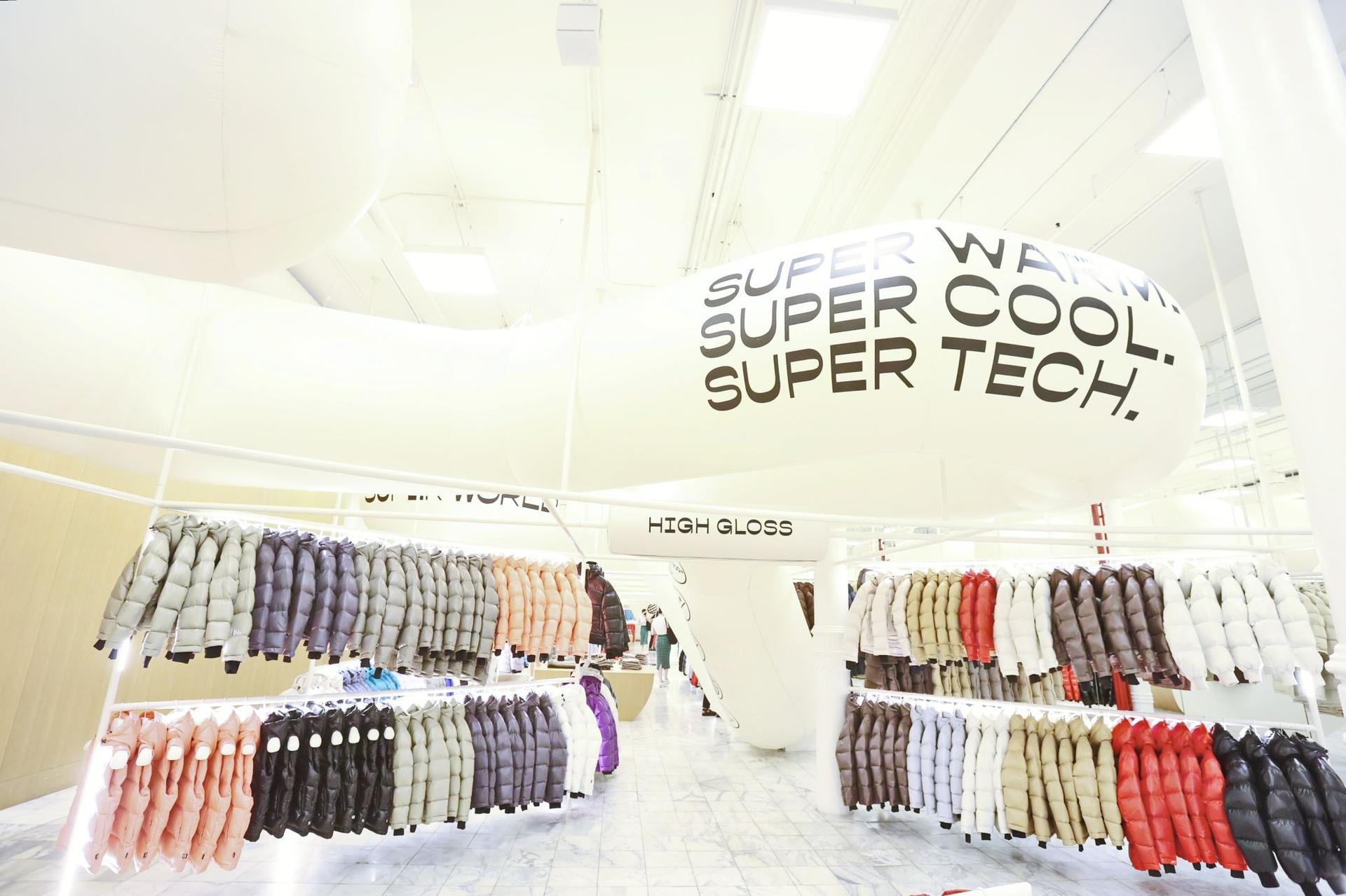 NOW OPEN: Super World™ NYC. Experience our full assortment of The Super Puff™  collection in a surreal habitat. - #aritzia #thesuperpuff