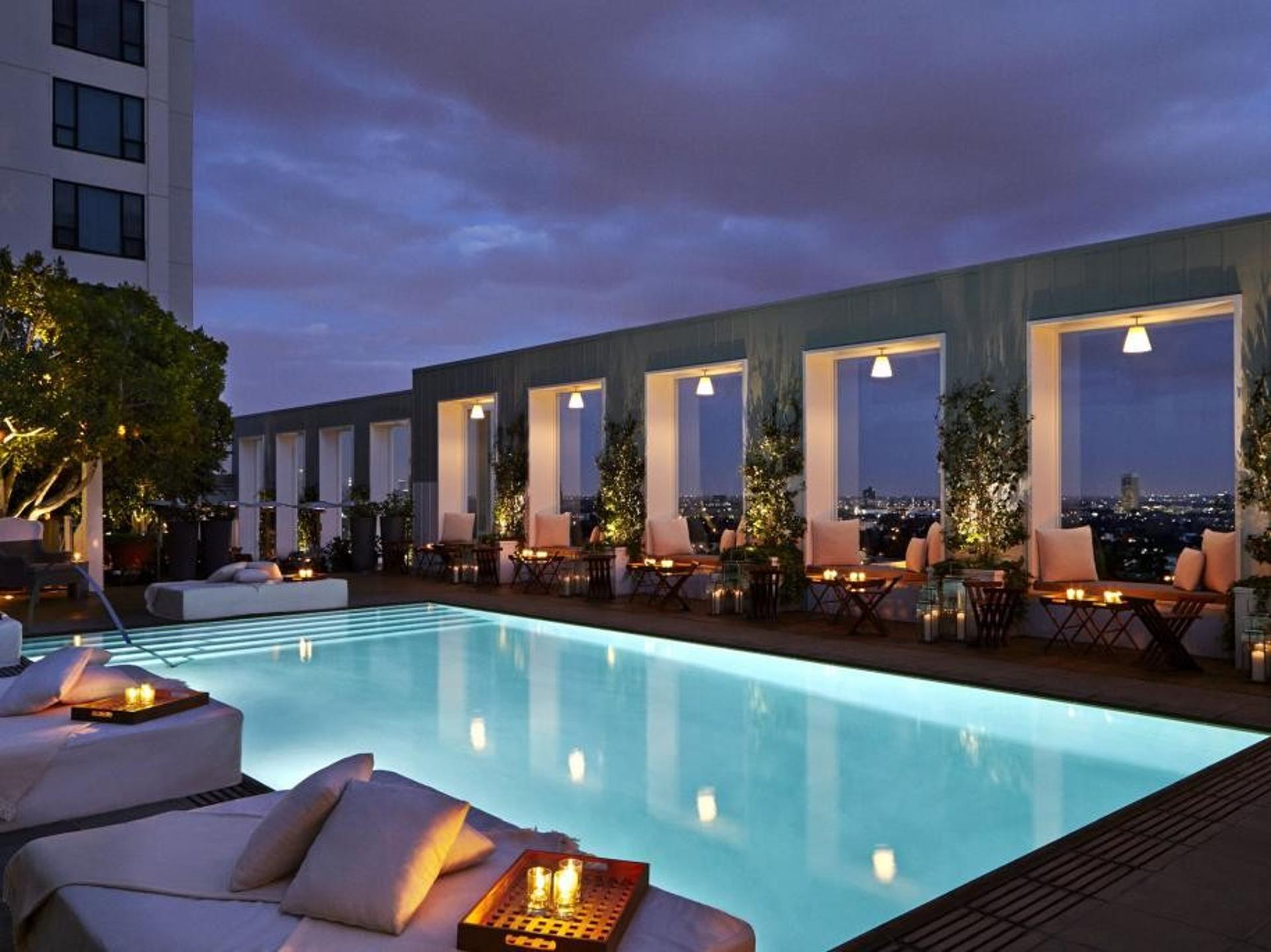 Skybar Hut, Pool Deck, & Outdoor Living Room