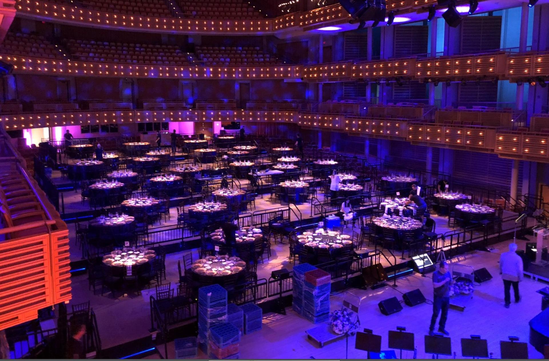 Knight Concert Hall with Festival Floor