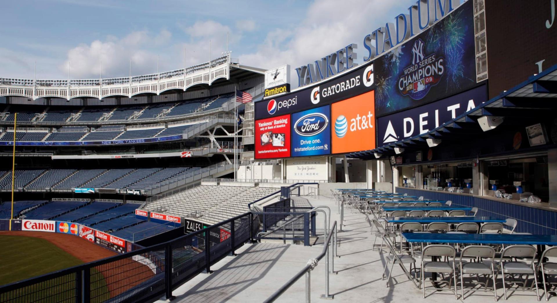 Mastercard Batters Eye's Deck 