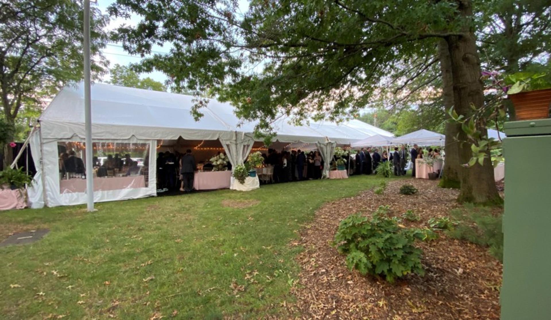 Tent at the Water Garden