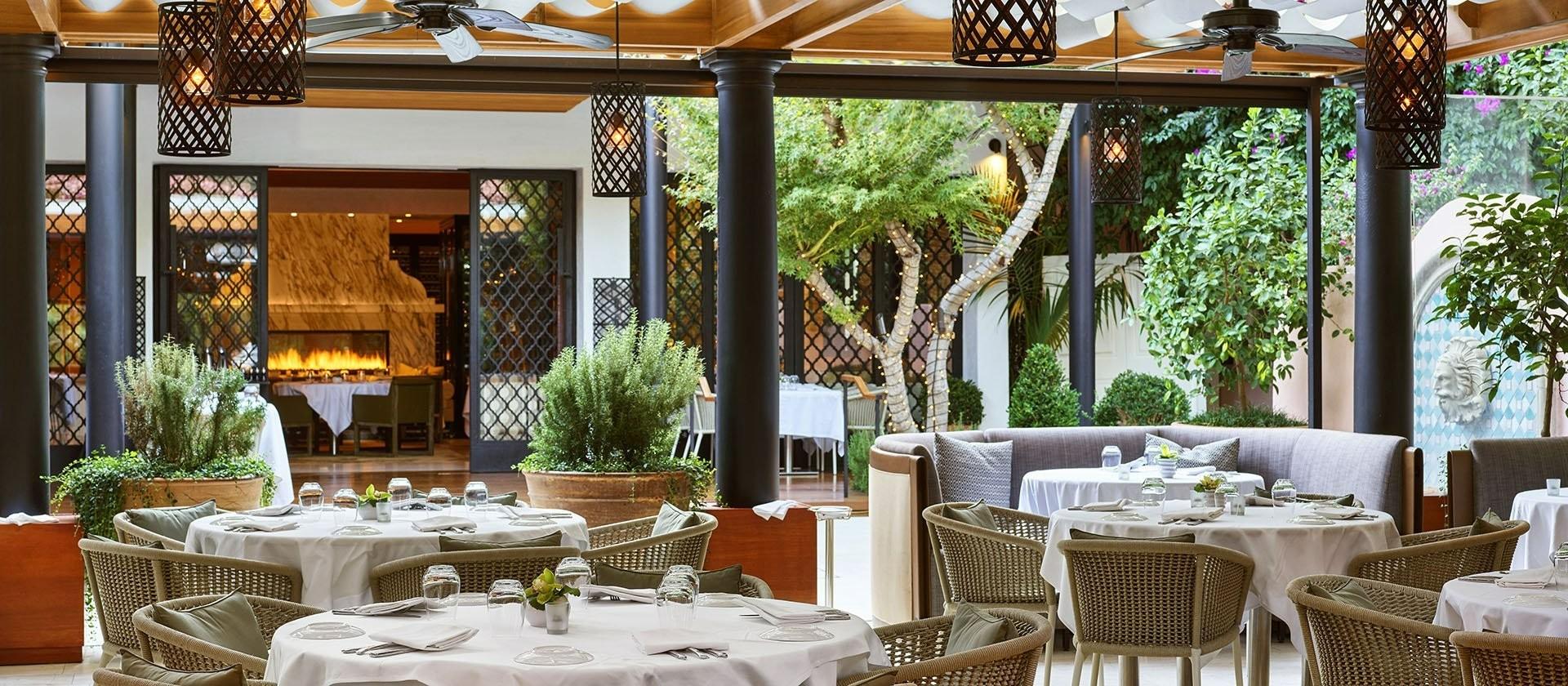 Wolfgang Puck at Hotel Bel-Air Porch