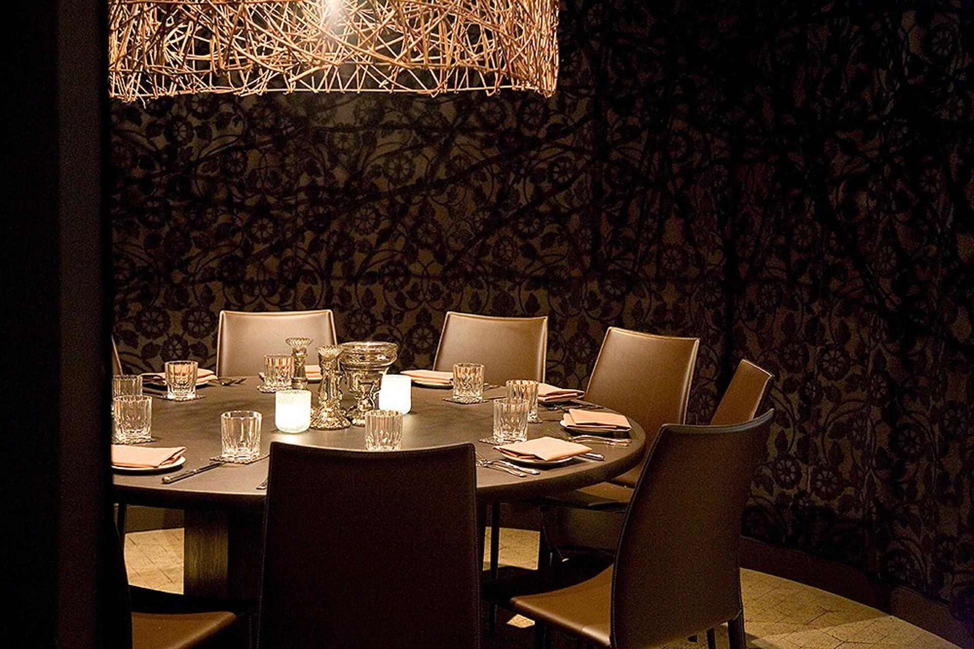 Round Table in Sepia