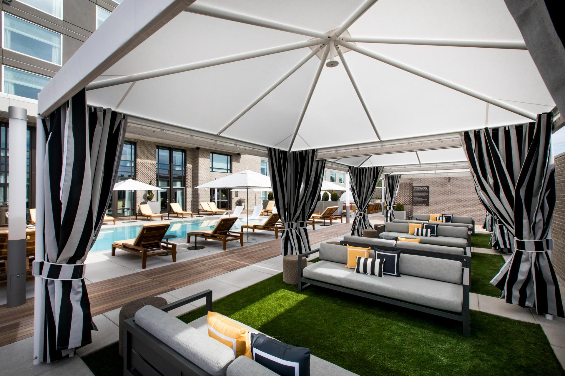 Pool Terrace + Cabanas