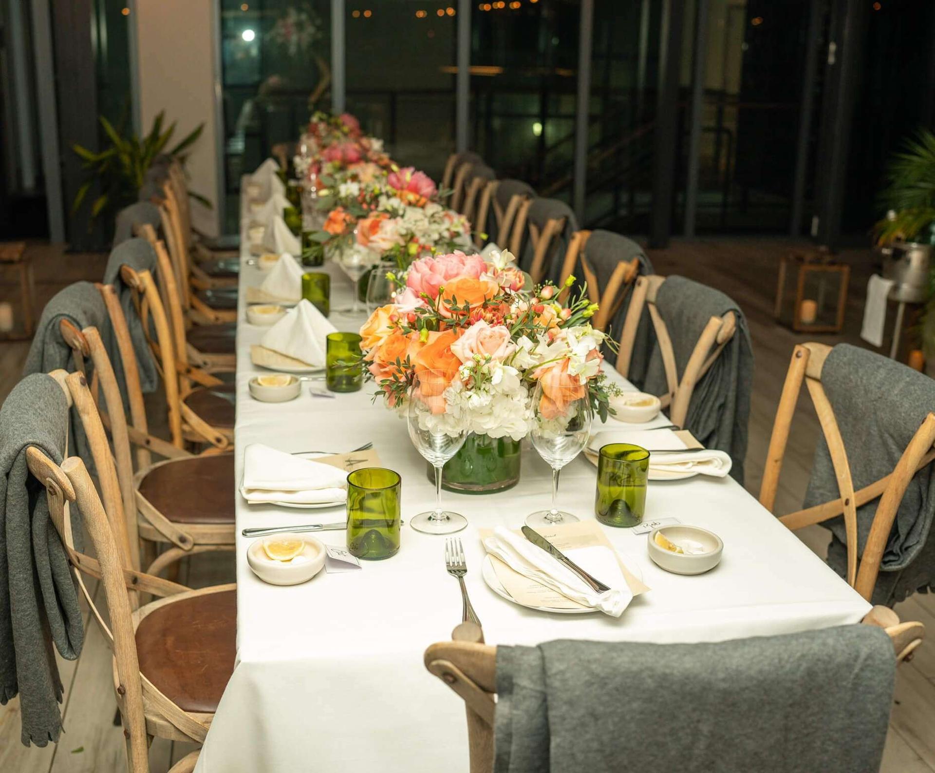 Indoor Rooftop Dining Room