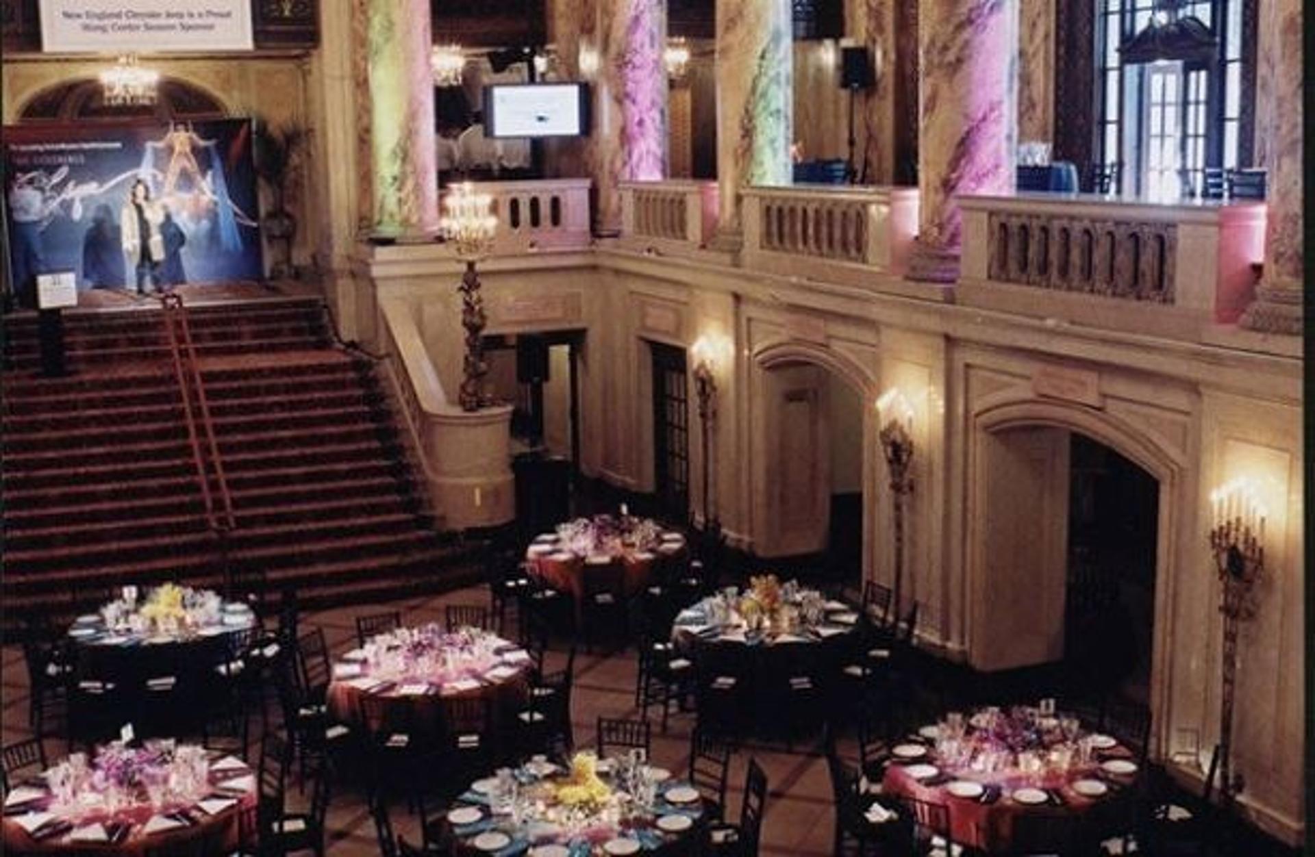 Wang Theatre Grand Lobby, Encore Terrace, Amaral Court, Suskind Lobby, & 3rd Floor Lobby