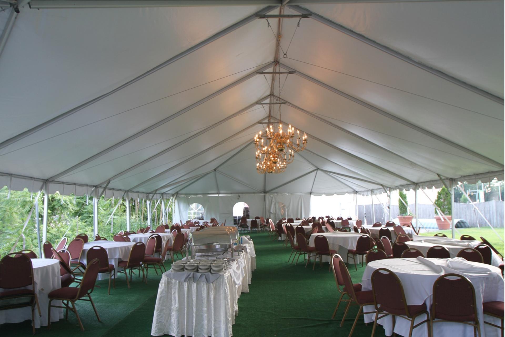 Outside Tents