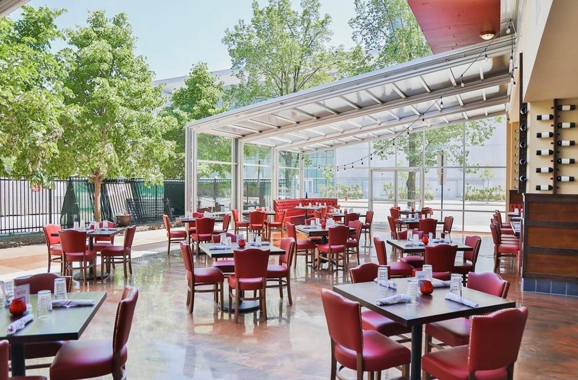 Private Party Room With Retractable Roof