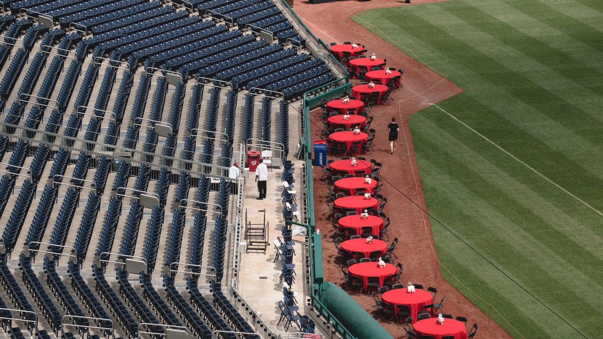 Warning Track and Dugouts