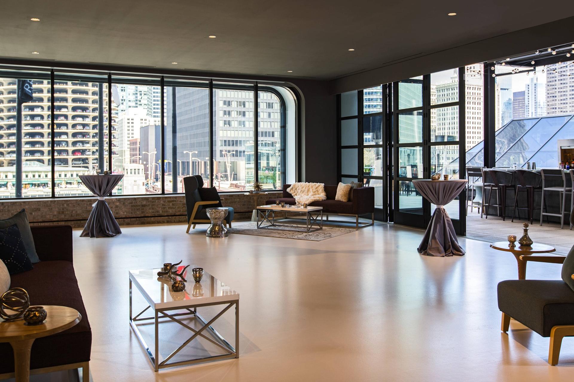Urban Blue Meeting Room