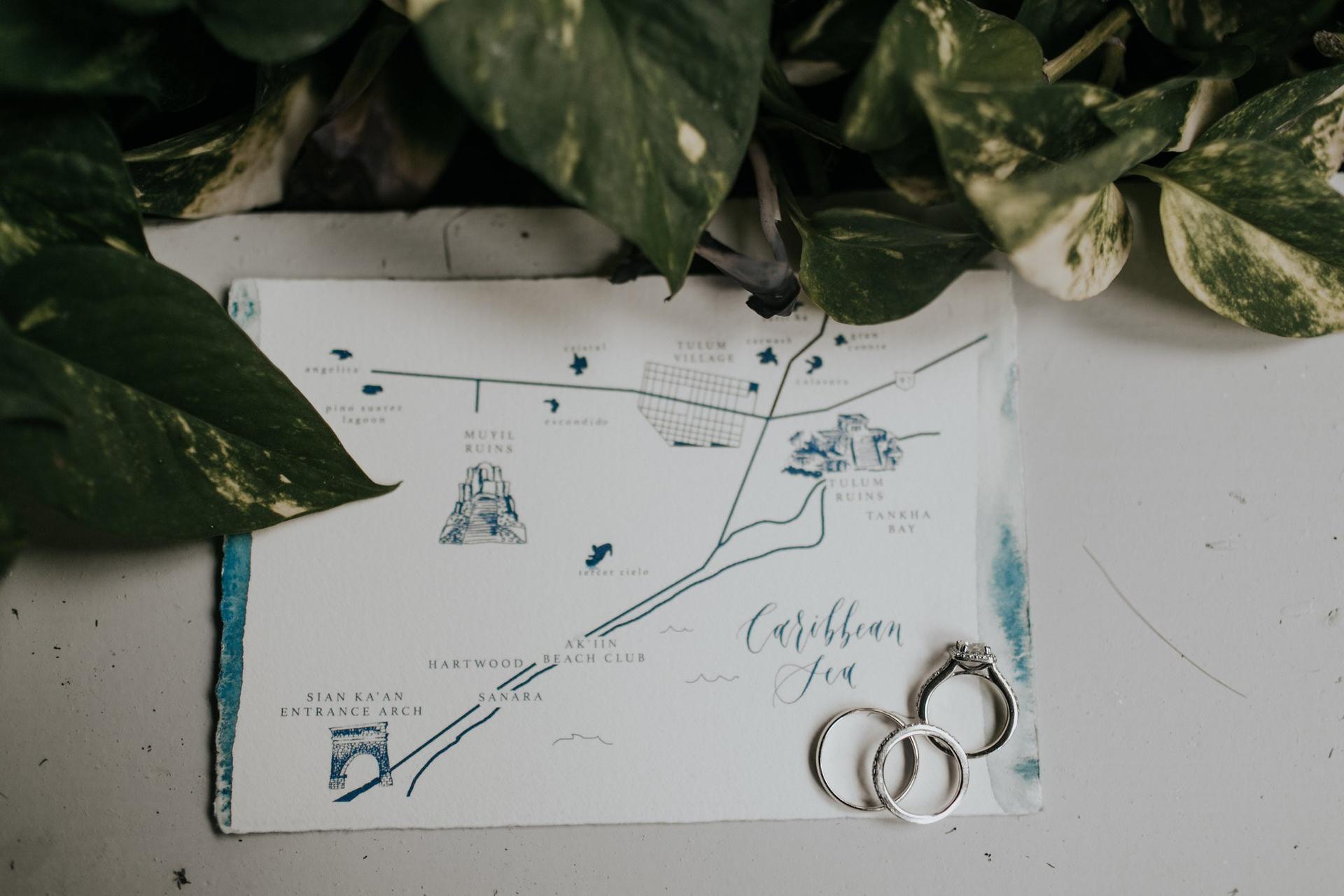 Boho Tulum Destination Wedding at Ak’iin