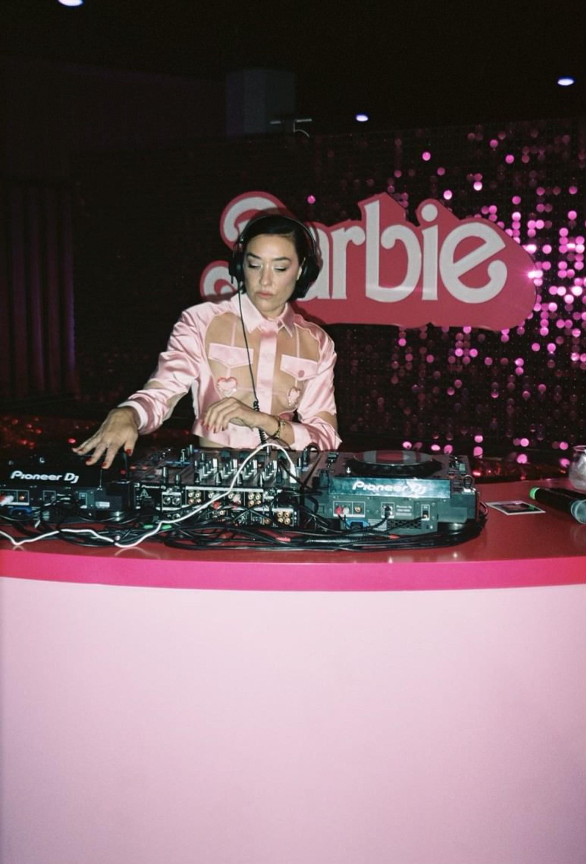 MIA MORETTI AT BARBIE WORLD PREMIER (LA)