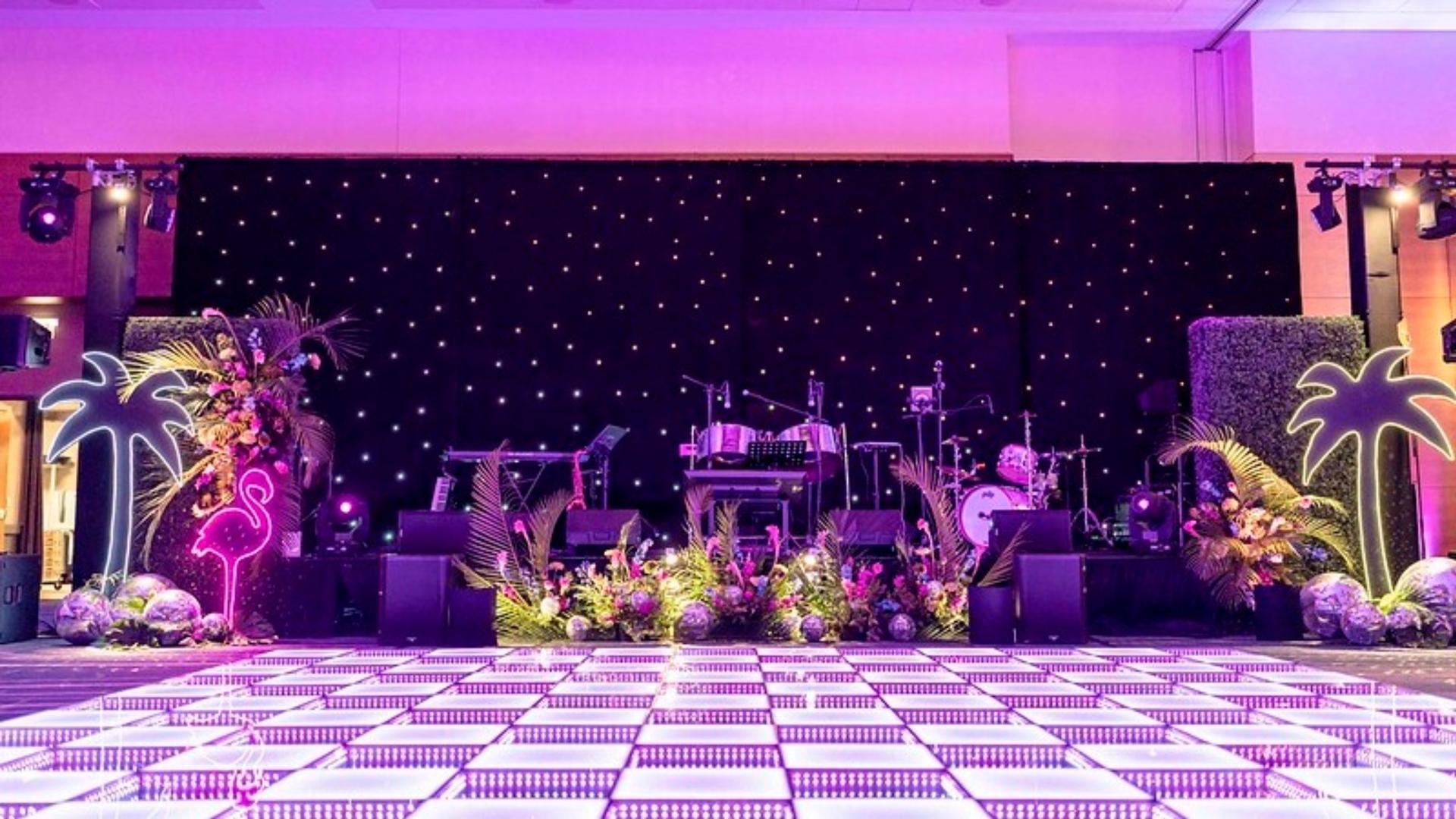 Tropical Disco Theme Corporate Event