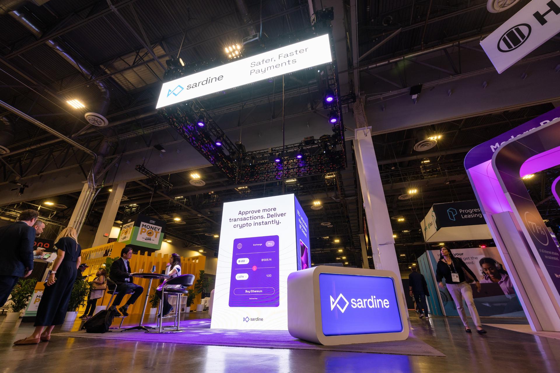 Sardine Booth at Money 20/20